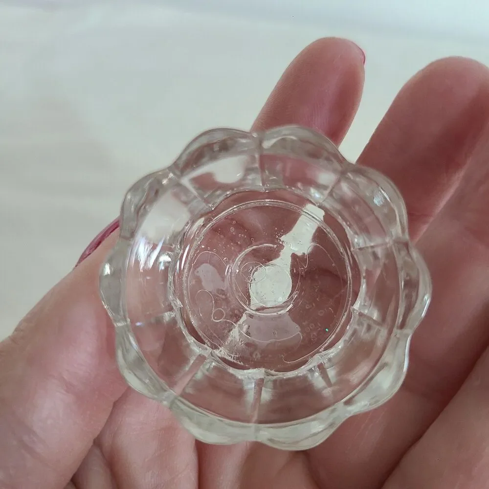 Mini Clear Glass Standing Cross Figurine - 3.5